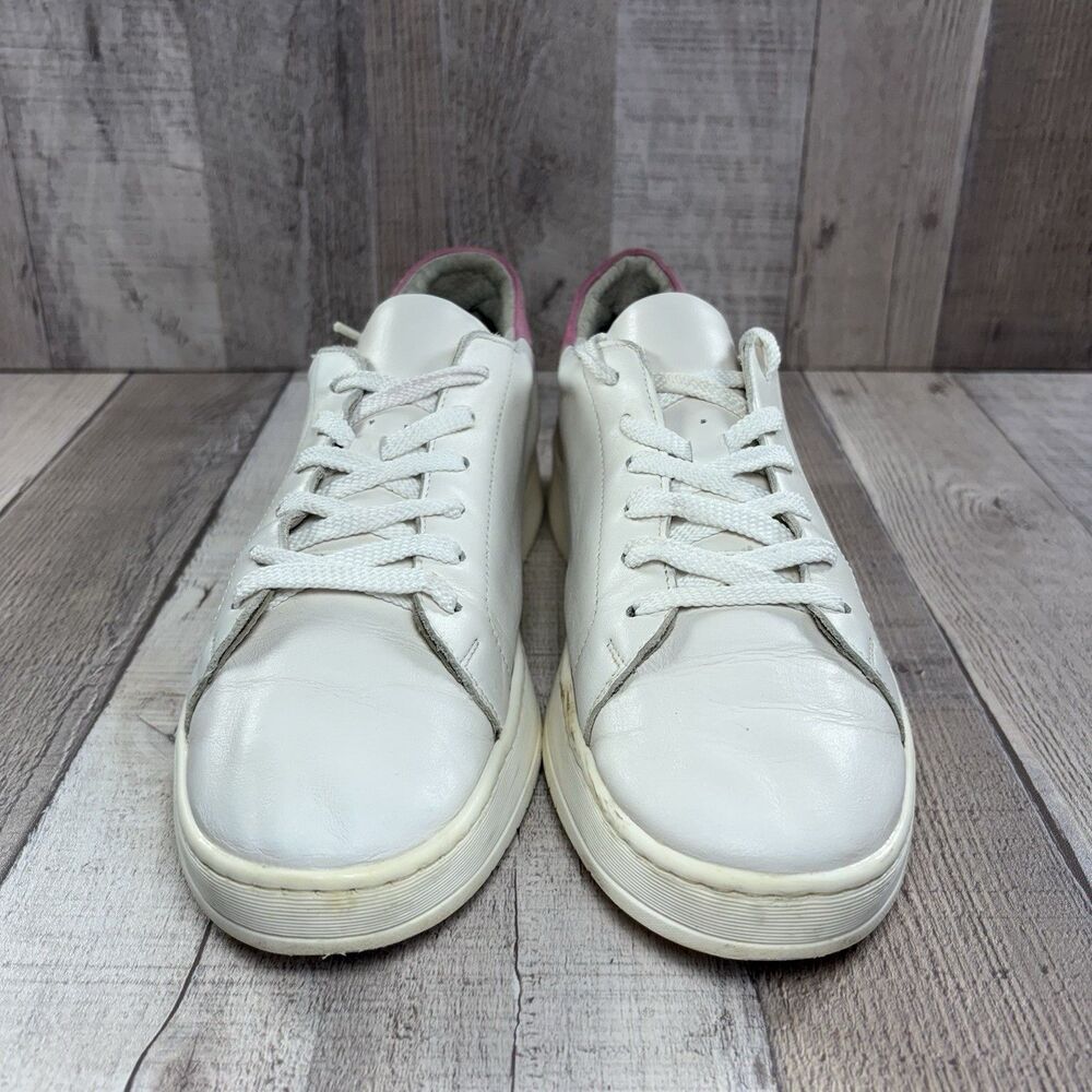 RKO Rylko Women's Size 7.5 Casual Sneakers Leather Lace Up Low Top Shoes White - Picture 3 of 15